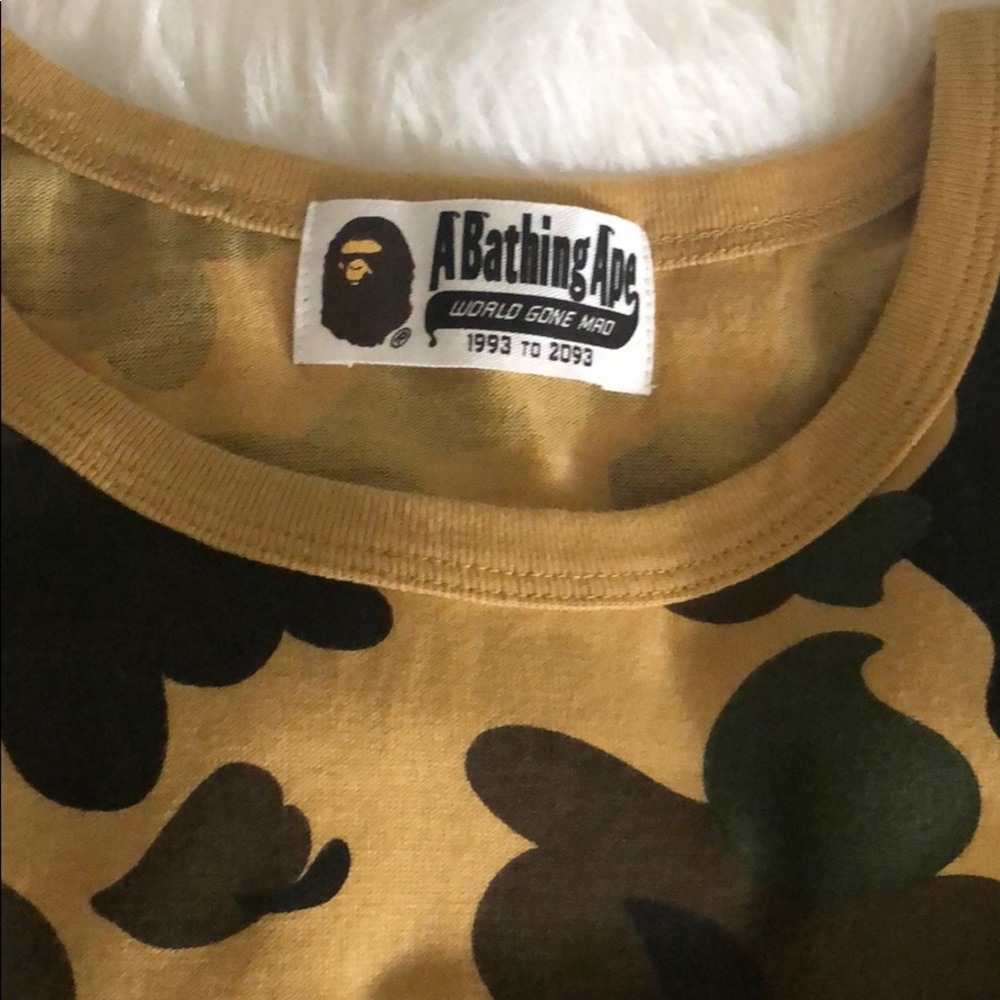 Bape oversized shirt dress